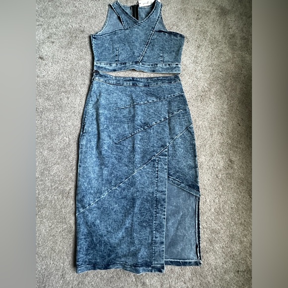 NWT PANDO stretch denim SET FROM souk + SEPIA - Picture 4 of 7